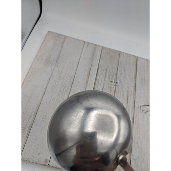 Ekco Kitchen Ladle Stainless Steel Wood Grain Handle 11" Vintage - Picture 5 of 6